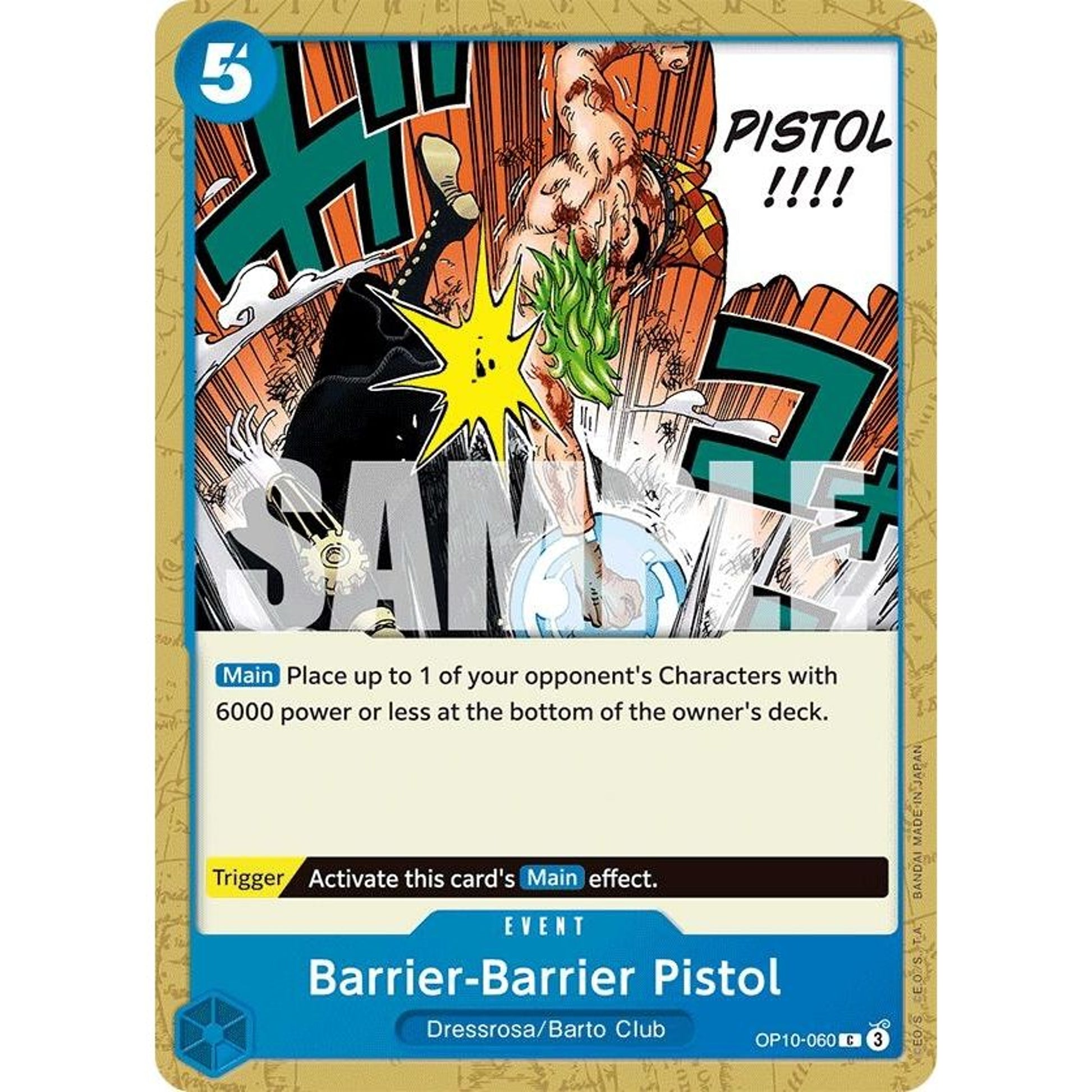Image for Barrier-Barrier Pistol (OP10-060) (OP10) - One Piece Card Game