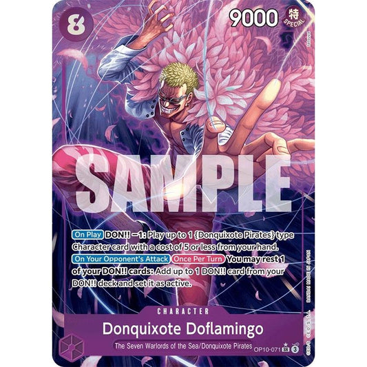 Image for Donquixote Doflamingo (Parallel) (OP10-071) (OP10) - One Piece Card Game