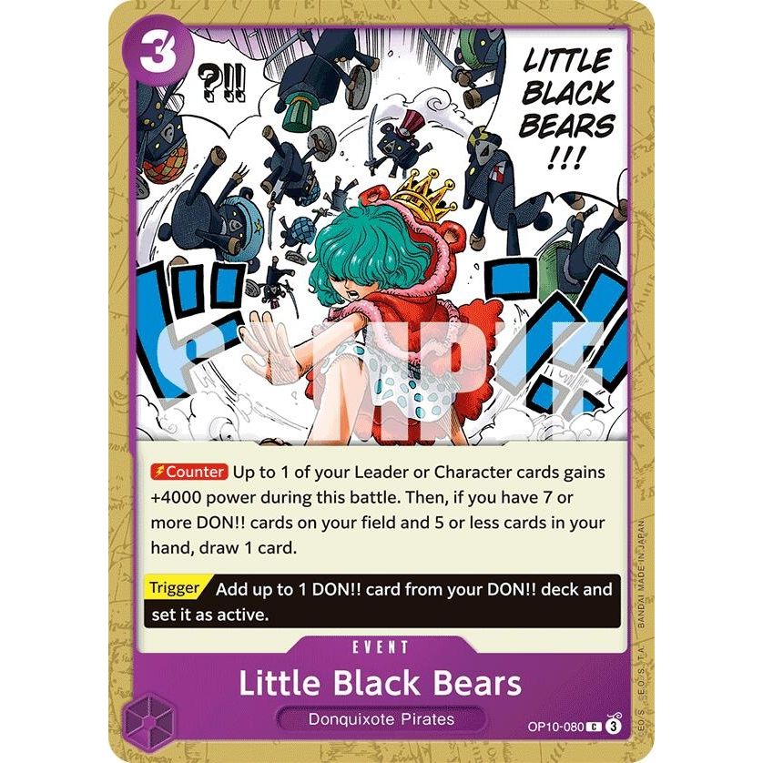 Image for Little Black Bears (OP10-080) (OP10) - One Piece Card Game