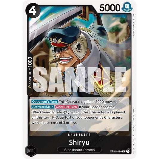 Image for Shiryu (OP10-086) (OP10) - One Piece Card Game