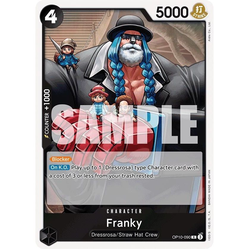 Image for Franky (090) (OP10-090) (OP10) - One Piece Card Game