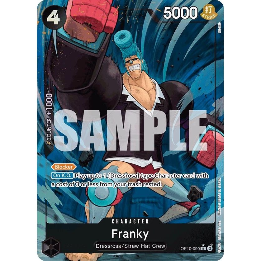 Image for Franky (090) (Parallel) (OP10-090) (OP10) - One Piece Card Game