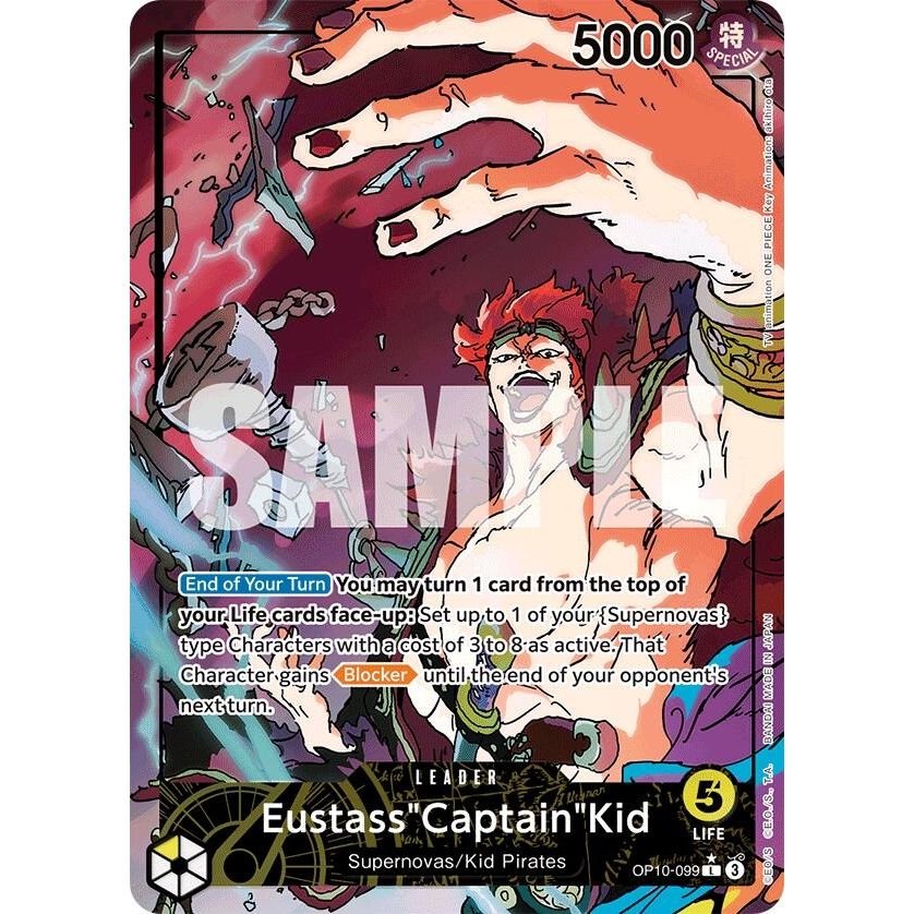 Image for Eustass"Captain"Kid (099) (Parallel) (OP10-099) (OP10) - One Piece Card Game