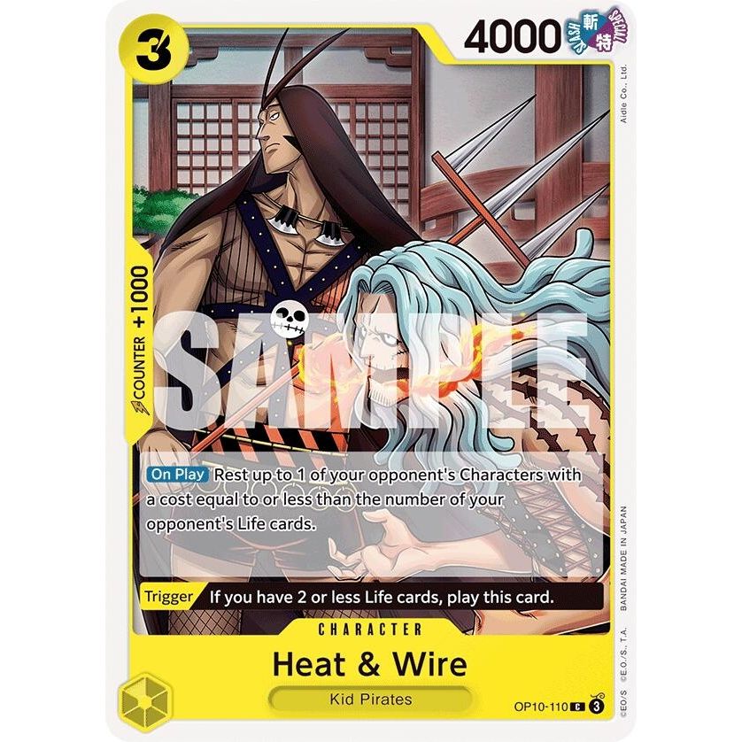 Image for Heat & Wire (OP10-110) (OP10) - One Piece Card Game