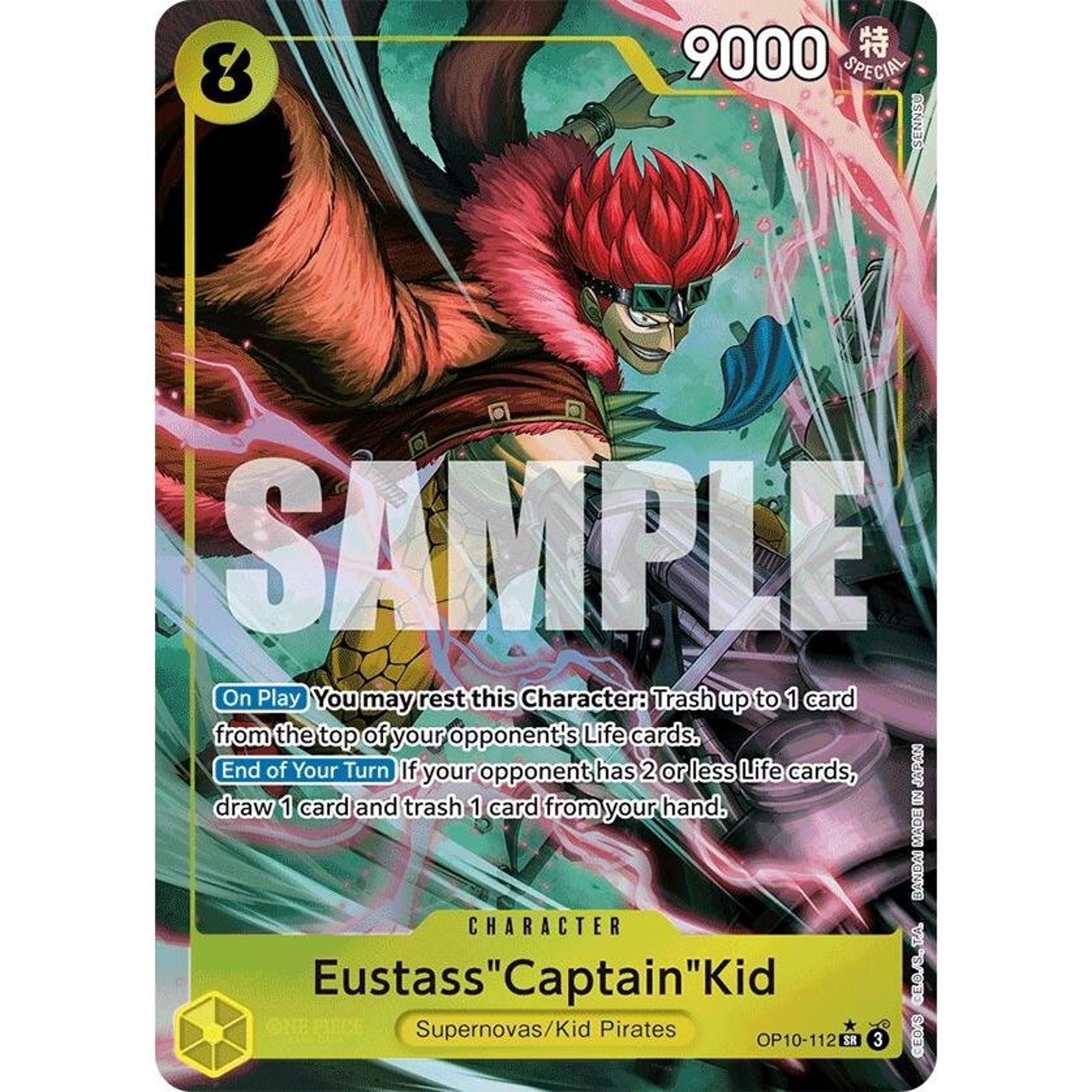 Image for Eustass"Captain"Kid (112) (Parallel) (OP10-112) (OP10) - One Piece Card Game