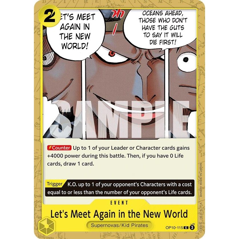 Image for Let's Meet Again in the New World (OP10-115) (OP10) - One Piece Card Game