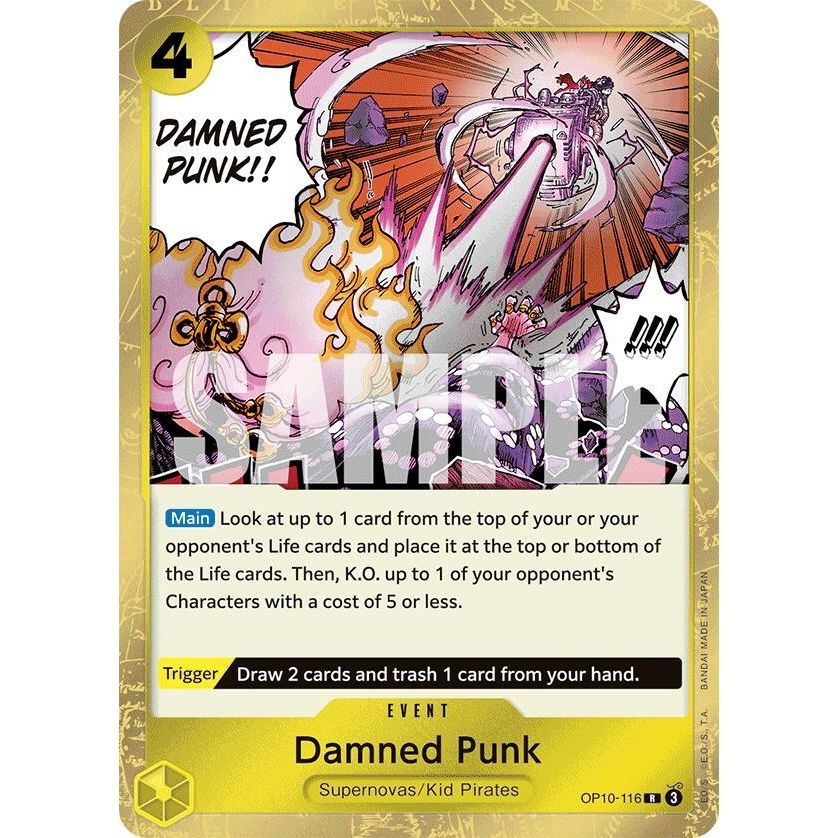 Image for Damned Punk (OP10-116) (OP10) - One Piece Card Game