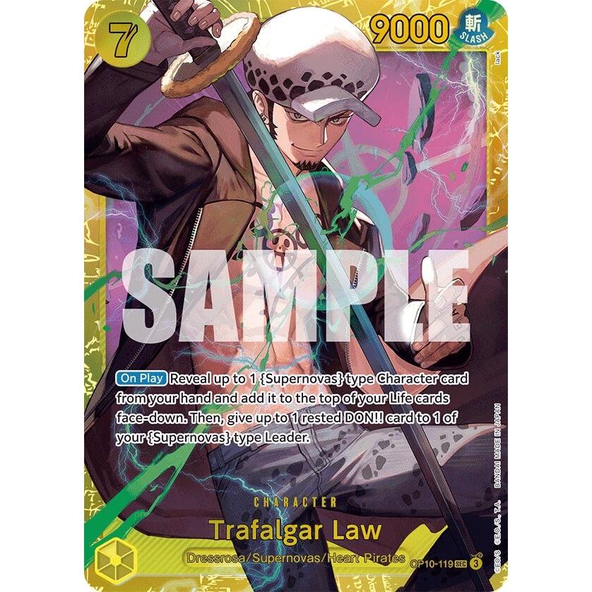 Image for Trafalgar Law (119) (OP10-119) (OP10) - One Piece Card Game