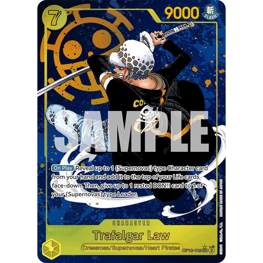 Image for Trafalgar Law (119) (Parallel) (OP10-119) (OP10) - One Piece Card Game