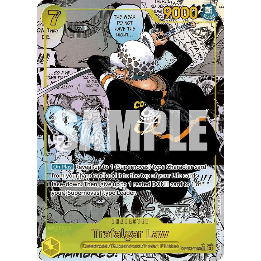 Image for Trafalgar Law (119) (Manga) (OP10-119) (OP10) - One Piece Card Game