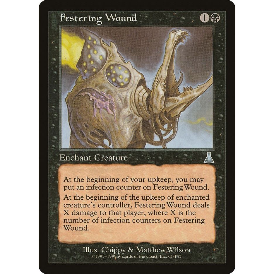 Image for Festering Wound (61) (UDS) - Magic: The Gathering