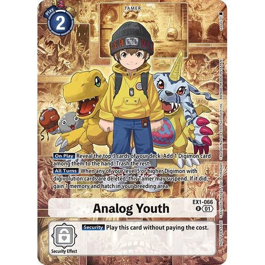 Image for Analog Youth (Limited Card Pack) (EX1-066 R) (BT21) - Digimon Card Game