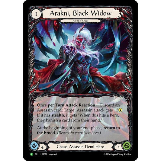 Image for Arakni, Black Widow (Extended Art) - LGS376 (LGS376) (PR) - Flesh and Blood TCG