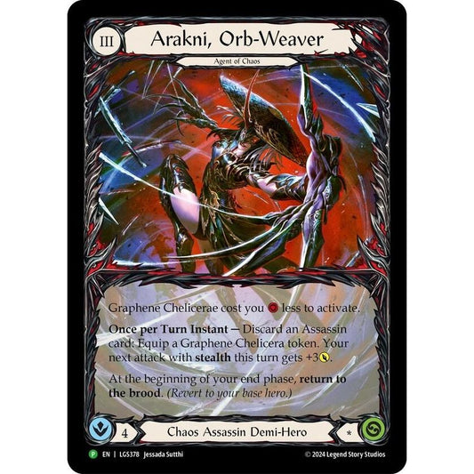 Image for Arakni, Orb-Weaver (Extended Art) - LGS378 (LGS378) (PR) - Flesh and Blood TCG
