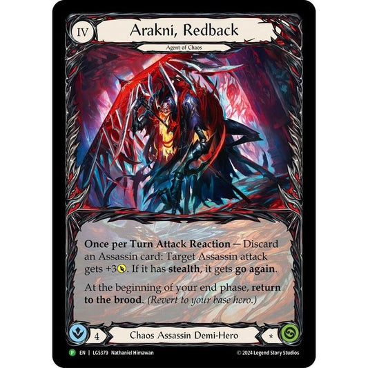 Image for Arakni, Redback (Extended Art) - LGS379 (LGS379) (PR) - Flesh and Blood TCG