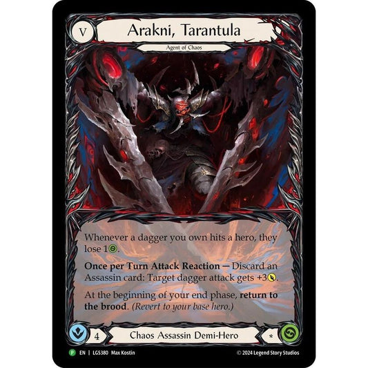 Image for Arakni, Tarantula (Extended Art) - LGS380 (LGS380) (PR) - Flesh and Blood TCG