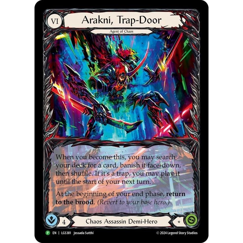Image for Arakni, Trap-Door (Extended Art) - LGS381 (LGS381) (PR) - Flesh and Blood TCG