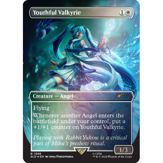 Youthful Valkyrie (Rainbow Foil) (1588) (SLD)