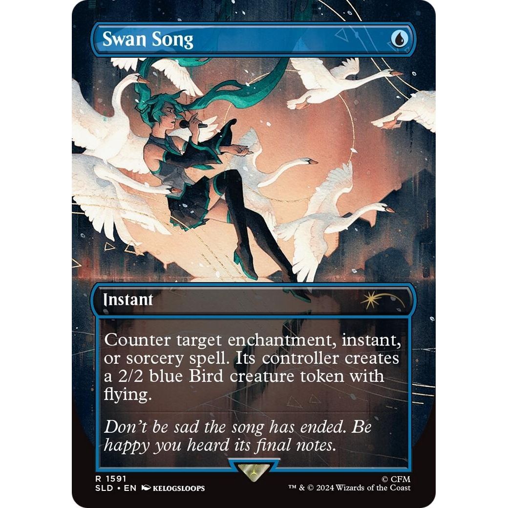 Image for Swan Song (1591) (1591) (SLD) - Magic: The Gathering