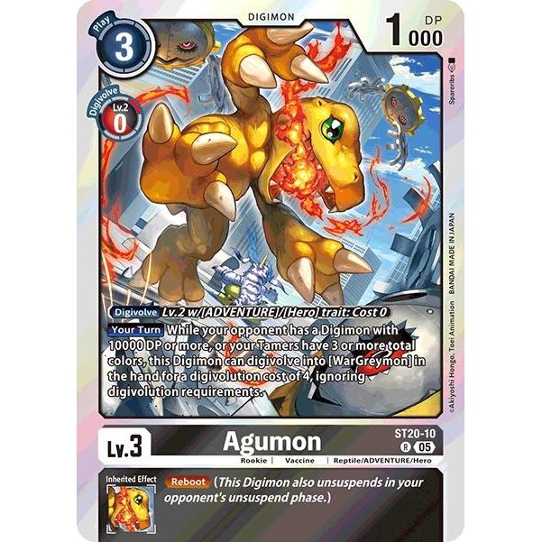 Image for Agumon (ST20-10 R) (ST-20) - Digimon Card Game