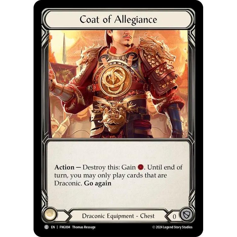 Image for Coat of Allegiance (FNG004) - Flesh and Blood TCG