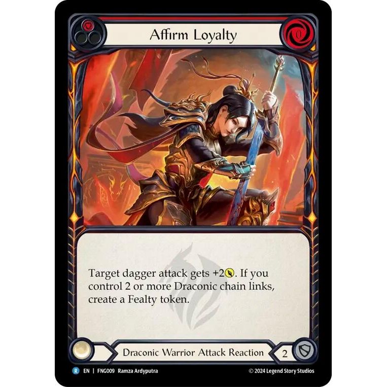 Image for Affirm Loyalty (Red) (FNG009) - Flesh and Blood TCG