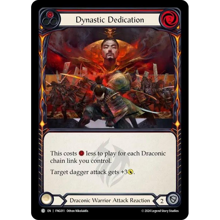 Image for Dynastic Dedication (Red) (FNG011) - Flesh and Blood TCG