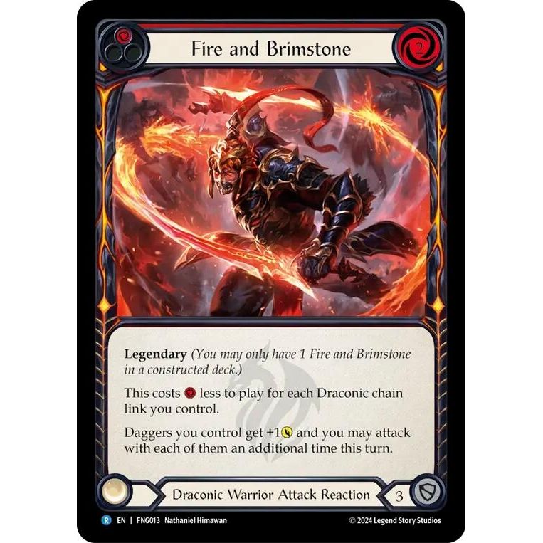 Image for Fire and Brimstone (FNG013) - Flesh and Blood TCG
