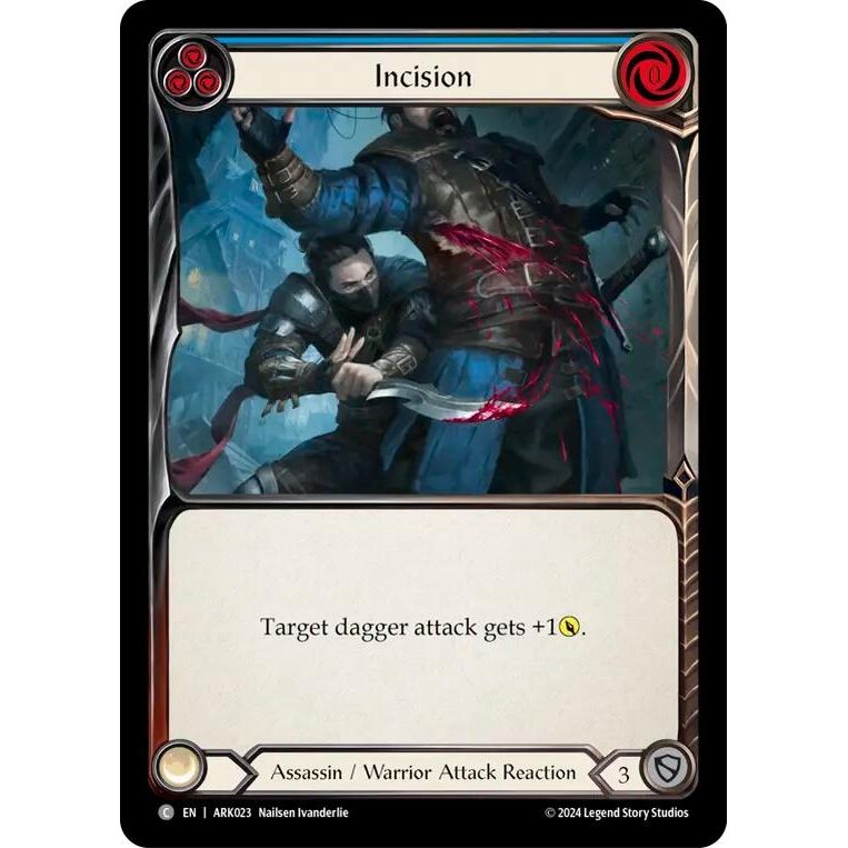 Image for Incision (Blue) (ARK023) - Flesh and Blood TCG