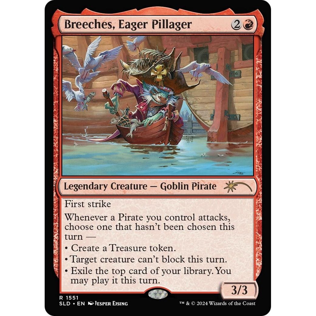 Image for Breeches, Eager Pillager (1551) (SLD) - Magic: The Gathering