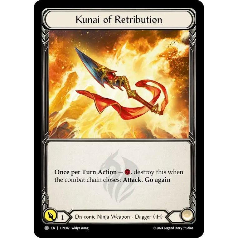 Image for Kunai of Retribution (CIN002) - Flesh and Blood TCG