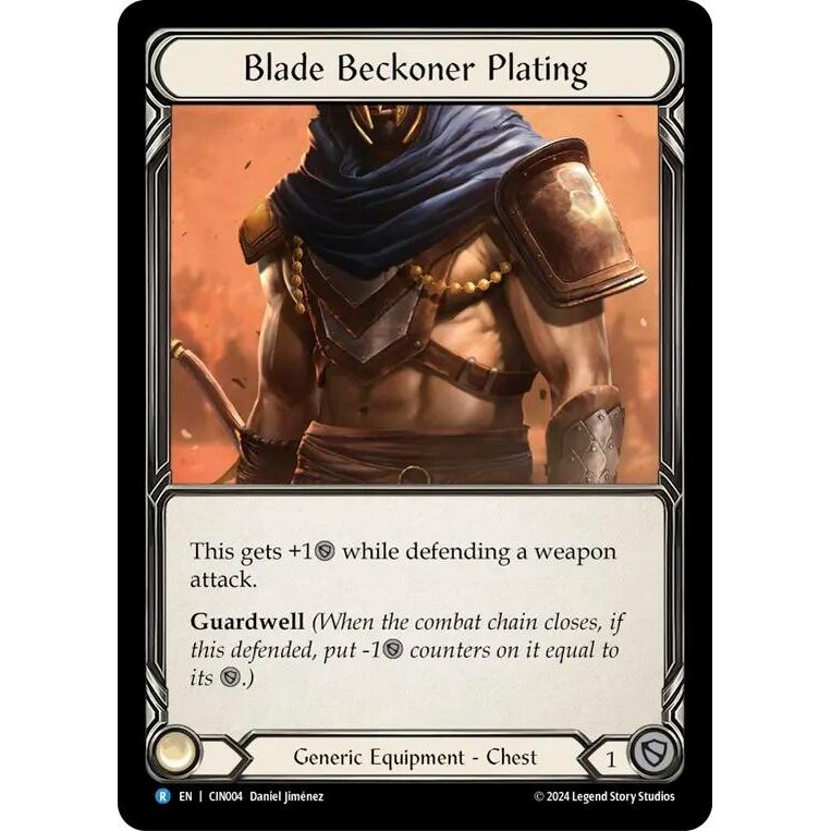 Image for Blade Beckoner Plating (CIN004) - Flesh and Blood TCG