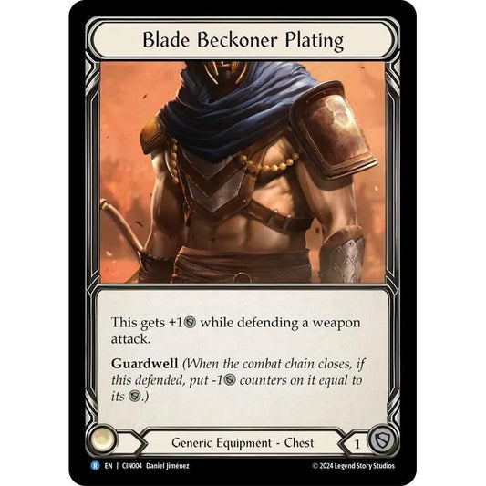 Image for Blade Beckoner Plating (CIN004) - Flesh and Blood TCG
