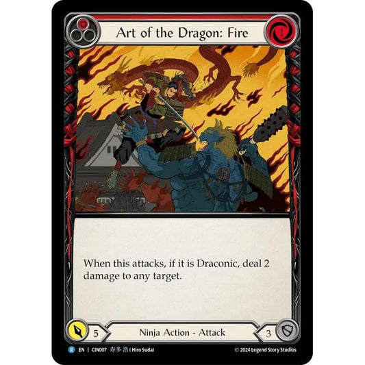 Image for Art of the Dragon: Fire (CIN007) - Flesh and Blood TCG