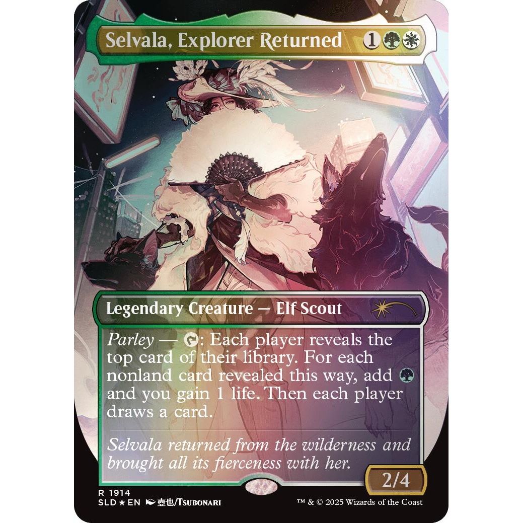 Image for Selvala, Explorer Returned (Rainbow Foil) (1914) (SLD) - Magic: The Gathering