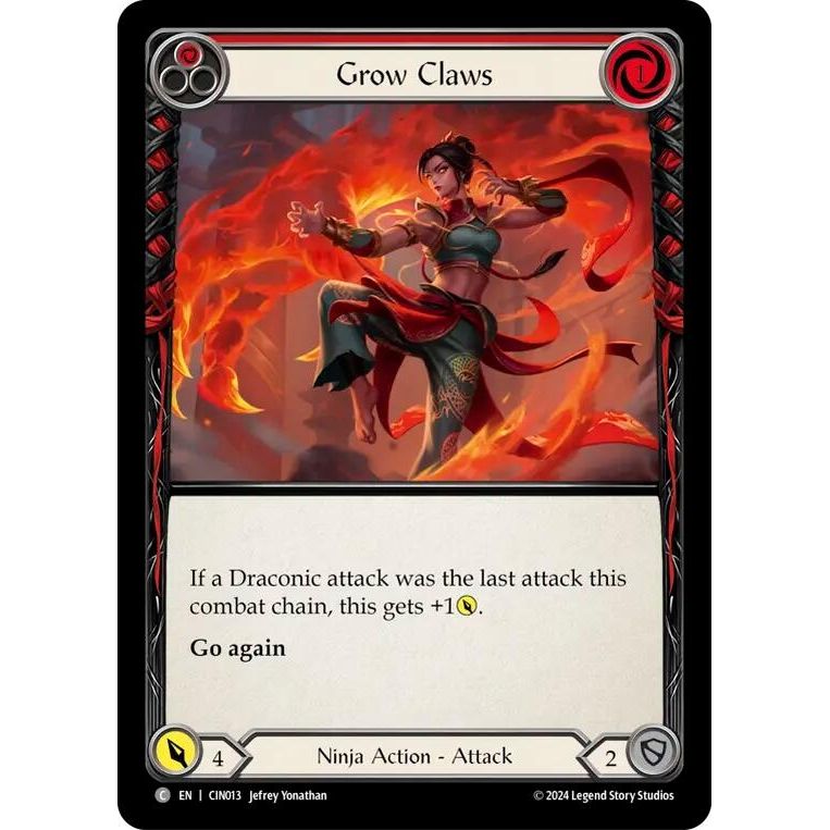 Image for Grow Claws (Red) (CIN013) - Flesh and Blood TCG