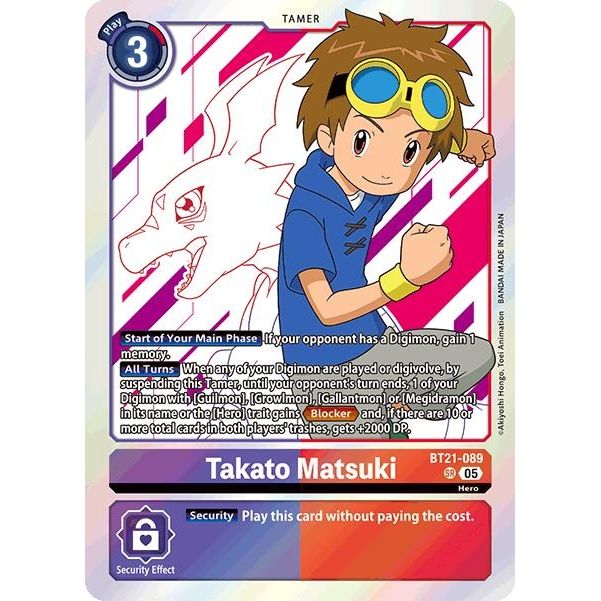 Image for Takato Matsuki (BT21-089 SR) (BT21) - Digimon Card Game