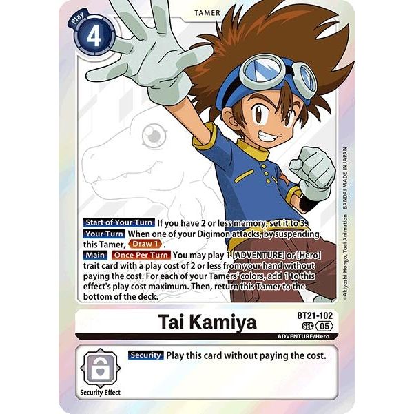 Image for Tai Kamiya (BT21-102 SEC) (BT21) - Digimon Card Game