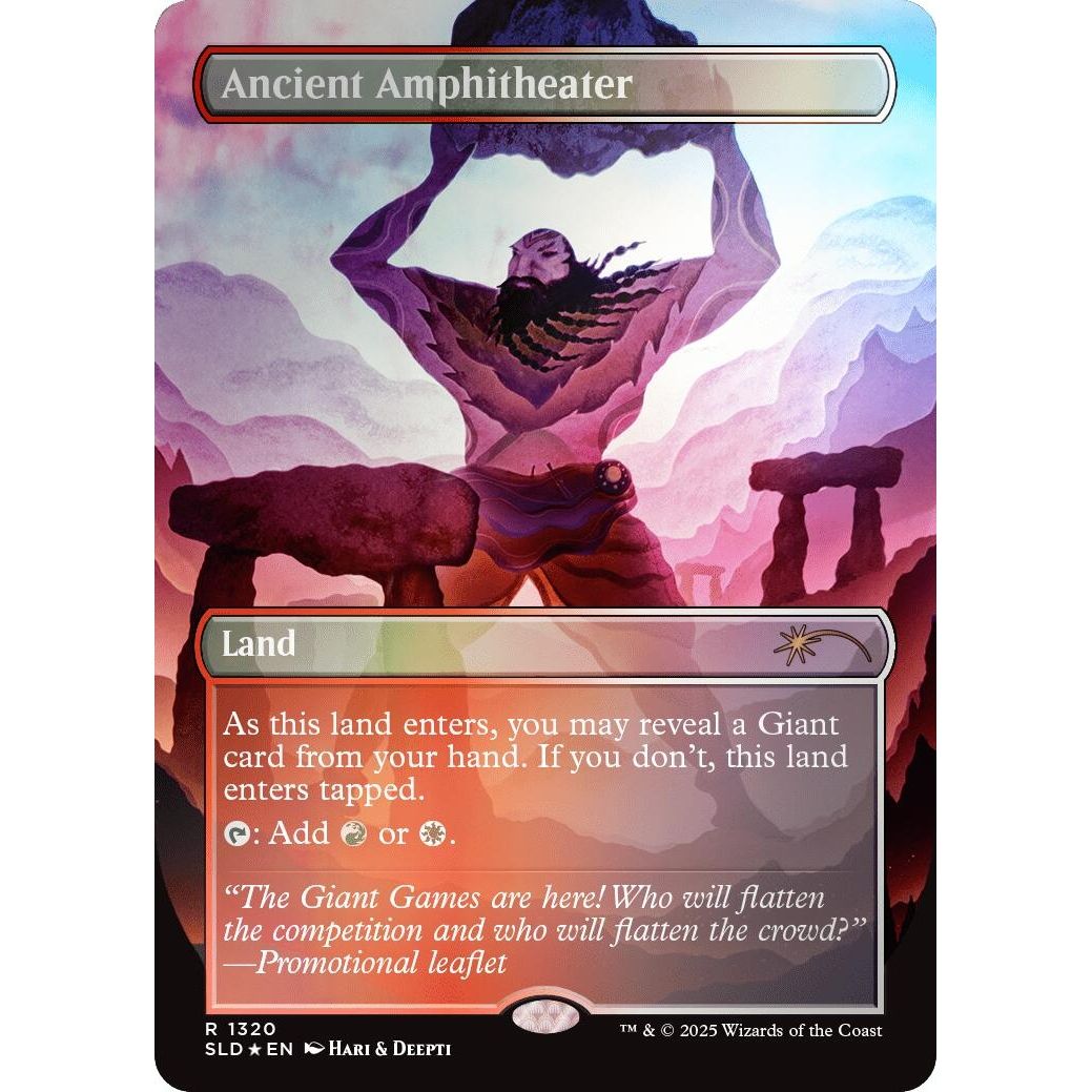 Image for Ancient Amphitheater (Rainbow Foil) (1320) (SLD) - Magic: The Gathering