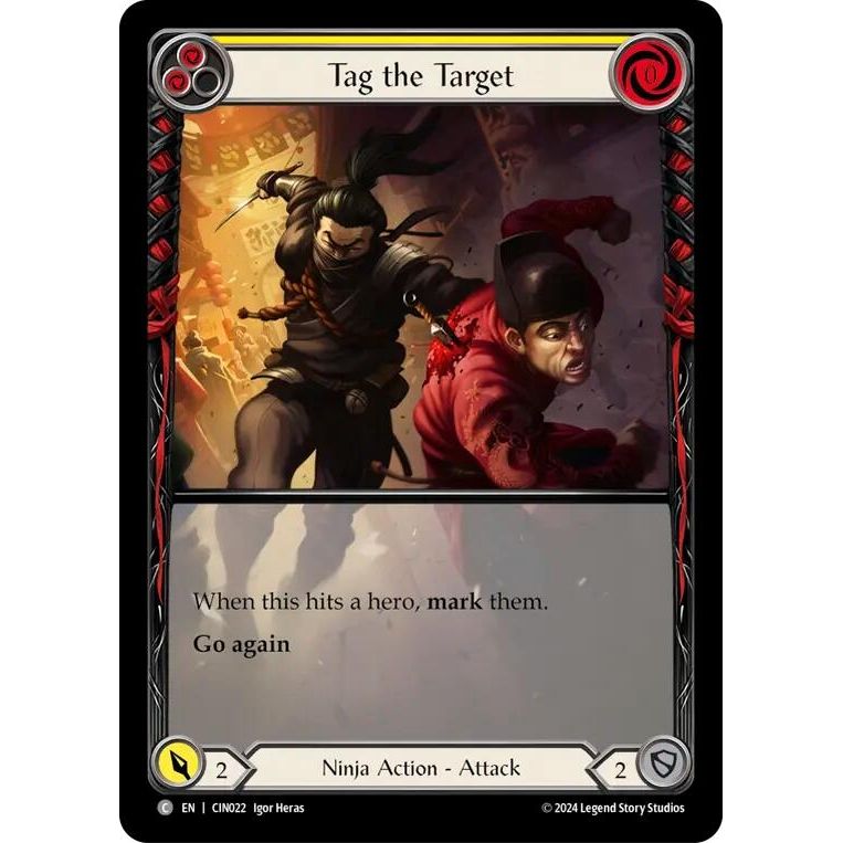 Image for Tag the Target (Yellow) (Extended Art) (CIN022) - Flesh and Blood TCG