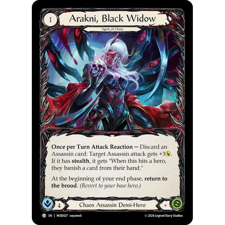 Image for Arakni, Black Widow // Arakni, Funnel Web (WOD027//WOD028) - Flesh and Blood TCG