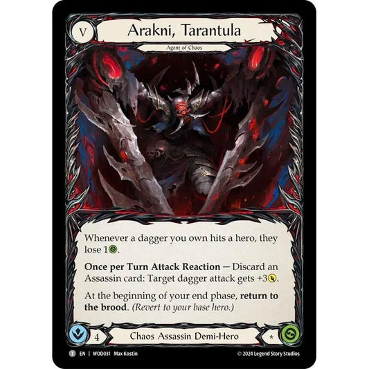Image for Arakni, Tarantula // Arakni, Trap-Door (WOD031//WOD032) - Flesh and Blood TCG