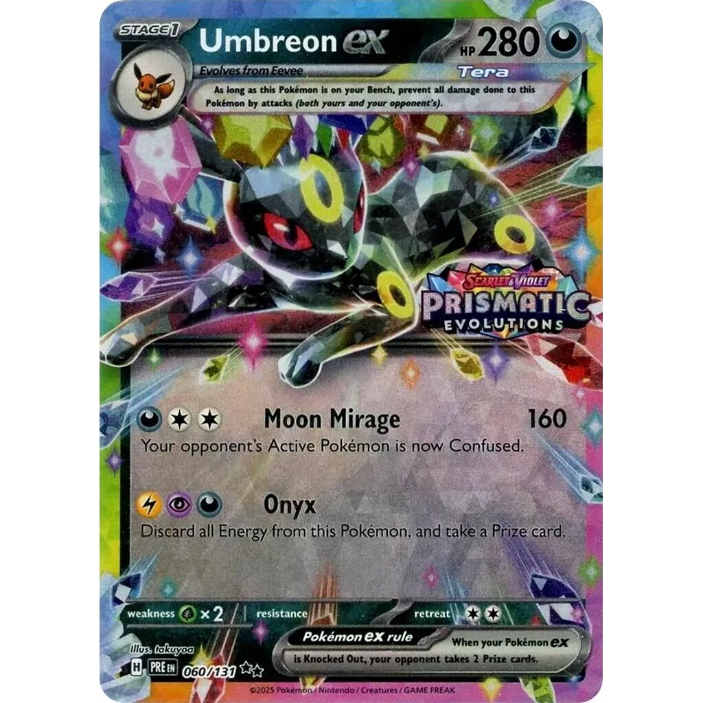 Image for Umbreon ex - 060/131 (Prismatic Evolutions Stamp) (060/131) (MCAP) - Pokemon