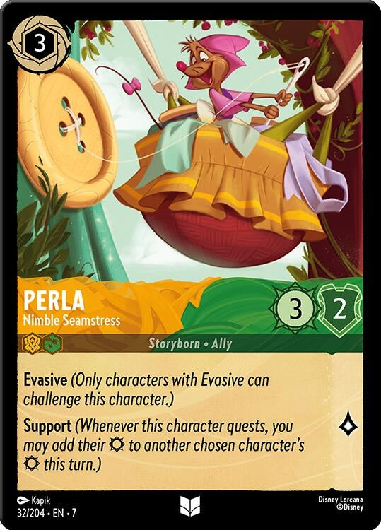 Image for Perla - Nimble Seamstress (32/204) (7) - Disney Lorcana
