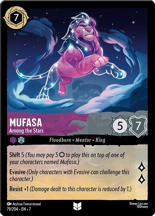 Image for Mufasa - Among the Stars (79/204) (7) - Disney Lorcana