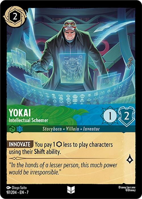Image for Yokai - Intellectual Schemer (97/204) (7) - Disney Lorcana