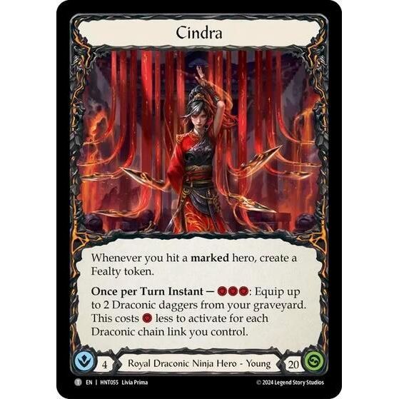 Image for Cindra // Graphene Chelicera (HNT055 // HNT053) - Flesh and Blood TCG