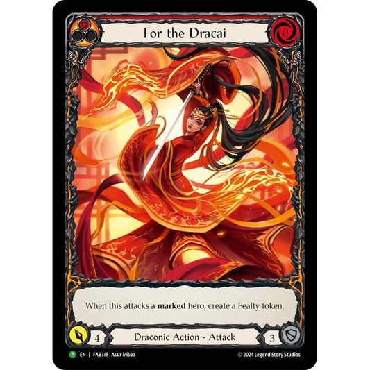Image for For the Dracai - FAB318 (FAB318) (PR) - Flesh and Blood TCG