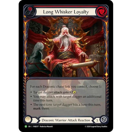 Image for Long Whisker Loyalty - FAB317 (FAB317) (PR) - Flesh and Blood TCG
