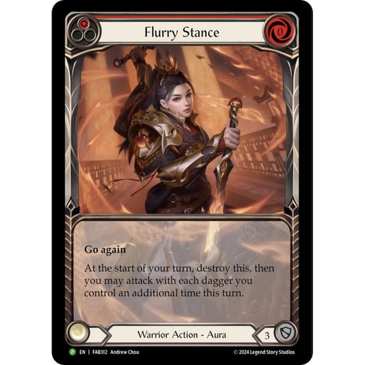 Image for Flurry Stance - FAB312 (FAB312) (PR) - Flesh and Blood TCG